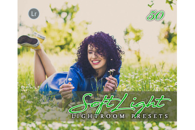50 SoftLight Lightroom Presets for Photographer, Designer, Photograph