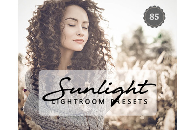 85 Sunlight Lightroom Presets for Photographer, Designer, Photography.