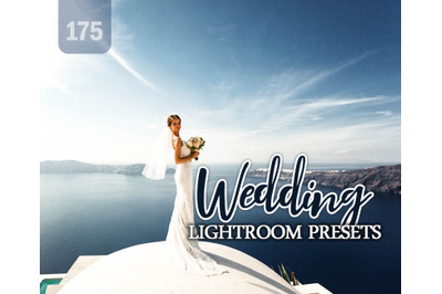 175 Wedding Lightroom Presets for Photographer, Designer, Photography.