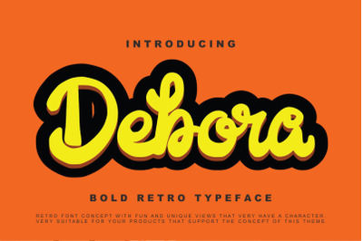 Debora - Retro Handwritten Script