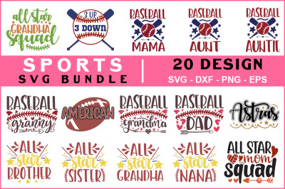 Sports Svg Bundle vol - 01