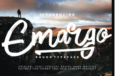 Emargo - Rough Typeface