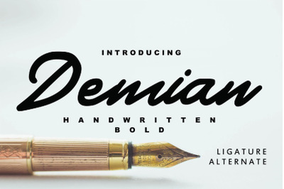 Demian - Handwritten Bold Typeface