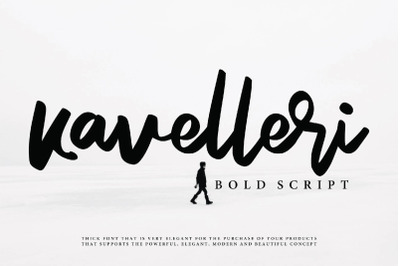 Kavelleri - Brush Font