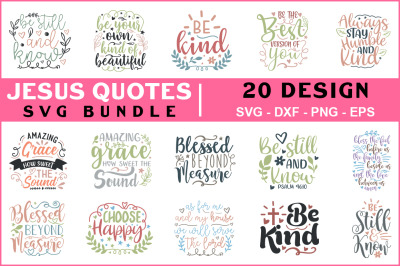 JESUS Quotes Svg Bundle