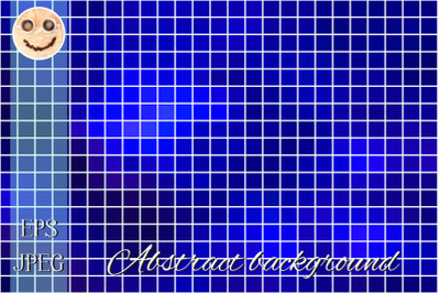 Dark blue square mosaic background over white
