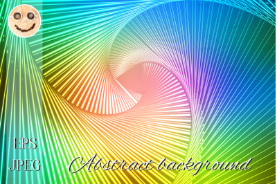 Pink green blue glowing spiral background