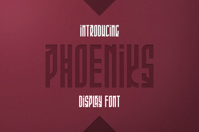 Phoeniks - Display font