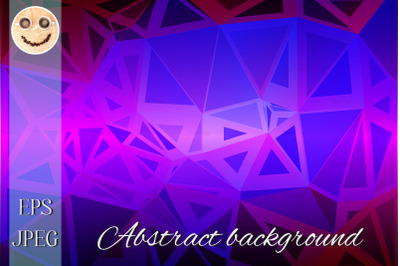 Pink purple blue random sizes low poly background