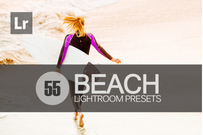 55 Beach Lightroom Presets bundle (Presets for Lightroom 5,6,CC)