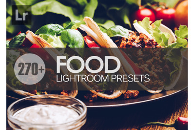 270+ Food Lightroom Presets bundle (Presets for Lightroom 5,6,CC)