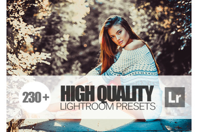 230+ High Quality Lightroom Presets bundle (Presets for Lightroom 5,6,