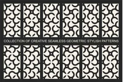 Vector seamless geometric patterns