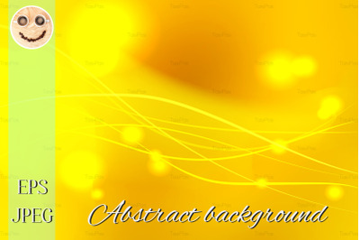 Yellow shades abstract vector background with light lines