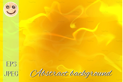 Bright golden yellow abstract with light lines blurred background