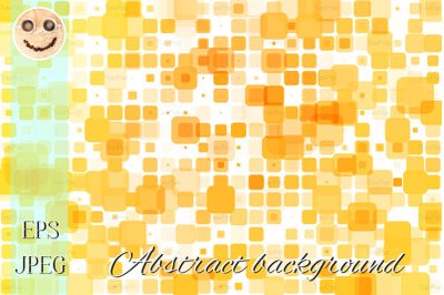 Yellow shades occasional opacity mosaic over white