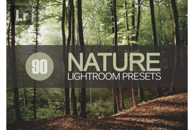 90 Nature Lightroom Presets bundle (Presets for Lightroom 5,6,CC)