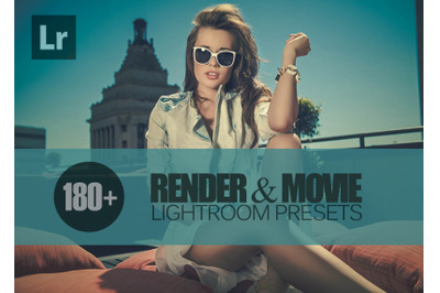 180+ Render and Movie Lightroom Presets bundle (Presets for Lightroom