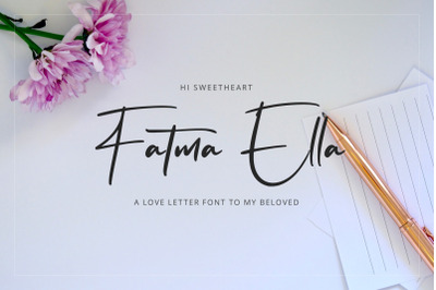 Flavellya - Luxury Signature Font