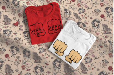 Fists | SVG | PNG | DXF