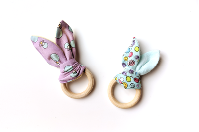 Bunny Ear Teether ITH | Applique Embroidery