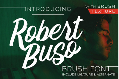 Robert Buso - Brush Font