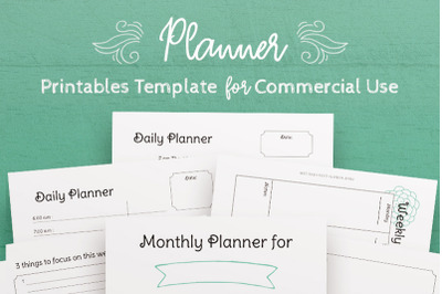 InDesign Planner Template for Commercial Use