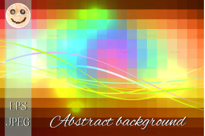 Red pink green blue brown glowing colored lines background