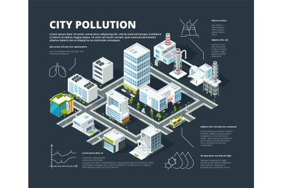 Urban infographic. Business concept people population megapolis transp