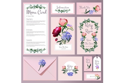 Wedding cards. Floral cards invitation wedding vintage backgrounds bot