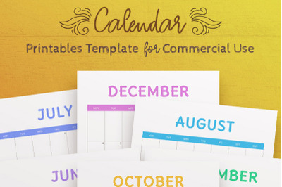 2022-2024 Friendly Calendar InDesign Template for Commercial Use