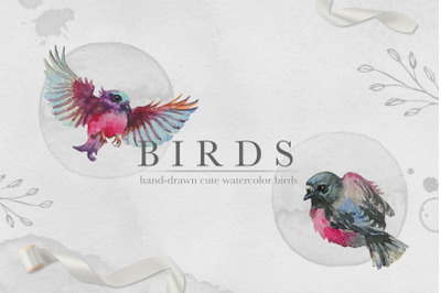 Watercolor Birds