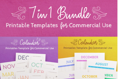 7-in-1 Bundle: InDesign Templates for Commercial Use (Updated)