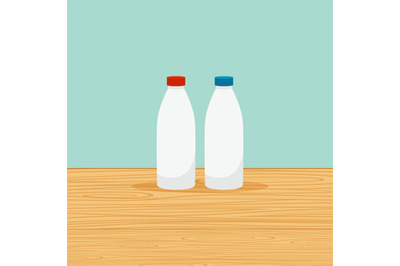 Download Clear Glass Milk Bottle Mockup Yellowimages