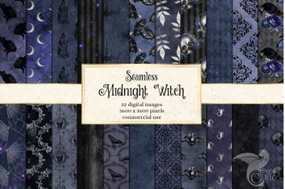 Midnight Witch Digital Paper