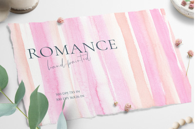 Romance Watercolor Textures Backgrounds