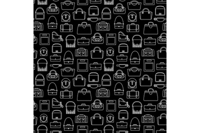 Fashion bags seamless pattern