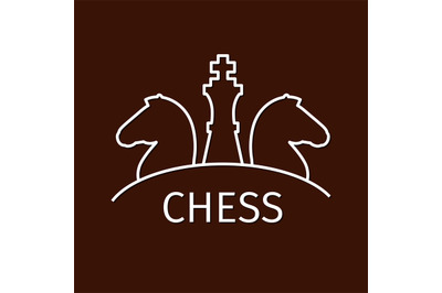 Chess business strategy logo