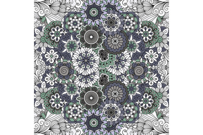 Floral mandala like pattern