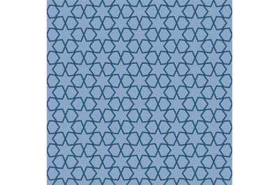 Blue geometric pattern with linear elements