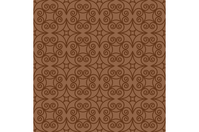 Vintage swirl oriental decorative pattern