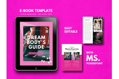 Fitness Girl eBook Template