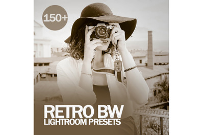 150+ Retro BW Lightroom Presets