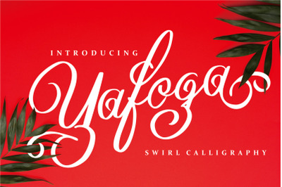 Yafoga - Swirl Calligraphy