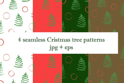 Cristmas tree pattern set