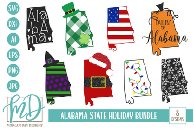 Alabama Holiday SVG bundle