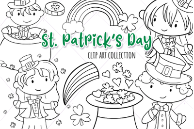 St. Patrick&#039;s Day Digital Stamps