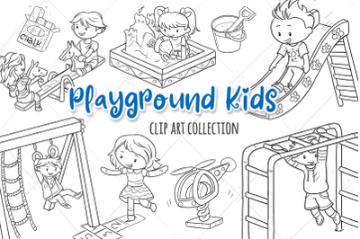 Playground Kids Digital Stamps