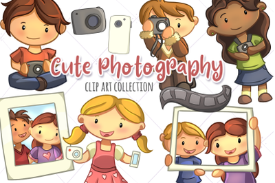 Cute Photography Clip Art Collection