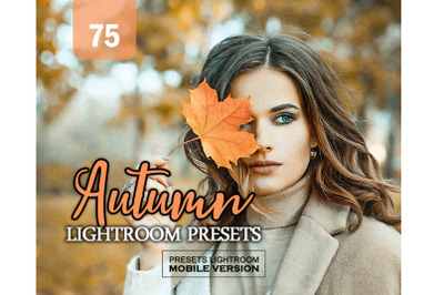 75 Autumn Lightroom Mobile Presets